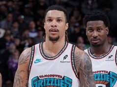 O mundo da NBA lamenta Brandon Clarke e Jason Collins com um comovente momento de silêncio pelas estrelas caídas.