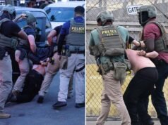 ‘Desordeiros’ anti-ICE supostamente jogaram substância química na interestadual durante protesto em frente ao Delaney Hall de Newark