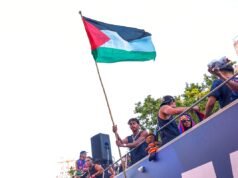 Ministro israelense acusa Ramin Yamal de ‘incitar ao ódio’ por agitar a bandeira palestina durante a parada do título em Barcelona