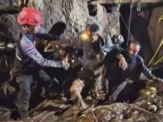 Quatro permanecem em caverna inundada no Laos após um ser resgatado