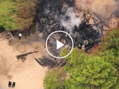 O salão “Eternal Flame” do Japão foi incendiado