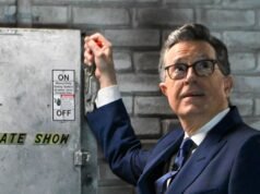 Stephen Colbert retorna tarde da noite após a gravação final do ‘Late Show’
