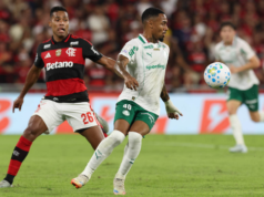 Palmeiras vence Flamengo por 3 a 0 e coloca Brasileiro na frente