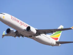 Boeing atinge veredicto de US$ 49,5 milhões sobre acidente do 737 MAX da Ethiopian Airlines