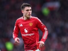 Um fator de £ 50 milhões pode fazer com que Manuel Ugarte continue sendo jogador do Man Utd neste verão.