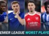 Pior jogador de todos os clubes da Premier League nesta temporada: Baleba, Delap, Henderson