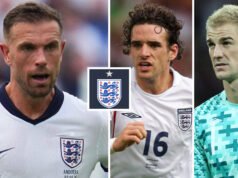O herói do hat-trick da Inglaterra juntou-se à nomeação de Henderson para o time H