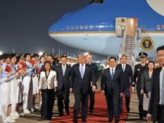 Trump chega a Pequim para discutir comércio, Irã e Taiwan com Xi Jinping