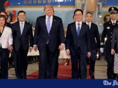 Trump chega à China para cúpula de superpotências com Xi Jinping