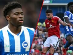 Os torcedores do Manchester United têm muito a dizer sobre Carlos Valleba após a participação especial de Brighton no segundo tempo