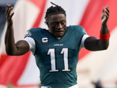 Um repórter dos Eagles dá aos fãs dos Patriots uma grande atualização sobre AJ Brown.
