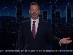 Jimmy Kimmel se despede comovente de Stephen Colbert