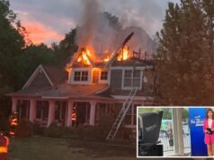 A casa do ex-apresentador de TV de Michigan foi reduzida a cinzas após um incêndio noturno