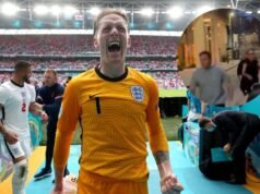 Jordan Pickford, goleiro da seleção inglesa, ficou no centro da tempestade após ser visto festejando em uma boate