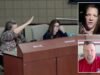 Kim Fisher, membro do conselho escolar do Arizona, faz uma saudação nazista dando as boas-vindas ao presidente do conselho, Paul Carver