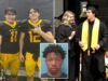 O irmão gêmeo do adolescente texano Austin Metcalf recebe diploma após a formatura – um ano após esfaqueamento fatal