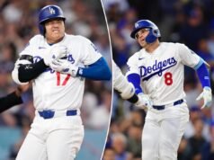 Kiké Hernandez e Shohei Ohtani deixam o jogo dos Dodgers mais cedo