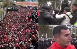 Incidentes e transbordamento no Kempes: caos total na entrada dos torcedores do River