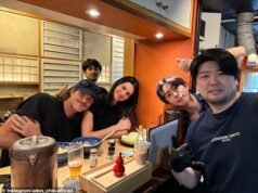 Kendall Jenner e Jacob Elordi parecem mais próximos do que nunca enquanto os lindos recém-casados desfrutam de um jantar íntimo em Tóquio