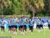 Os jogos da Inglaterra na Copa do Mundo contra Gana e Panamá, nos Estados Unidos, podem ser atrasados em HORAS se houver tempestade. É improvável que a FIFA suspenda quaisquer jogos se for afetada por eventos climáticos extremos.