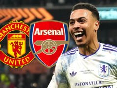 O alvo do Man Utd, Rogers, reage ao interesse dos Gunners enquanto Berta vê oito saídas