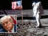 Mais americanos acham que o pouso na Lua foi falso do que aqueles que acham que Trump pode colocar seu nome em um prédio